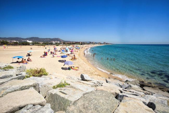 Luxury Beach Apartment, Next To The Sea Premiá de Mar Exterior foto